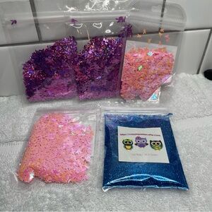 Glitter/Confetti Pack of 5
